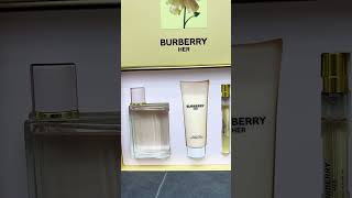 burberry her🤩 parfumeoriginal fragance parfum perfumechannel unboxing fragranceestore top [upl. by Rovelli]