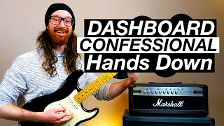 Hands Down by Dashboard Confessional  Guitar Lesson amp Tutorial [upl. by Clerissa]