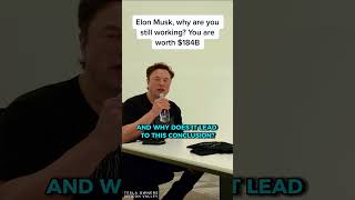 Elon Musk why are you still working You are worth 184B tesla spacex billionaire workhard [upl. by Armitage309]