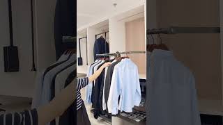 Double soft closing wardrobe lift closetspace closetorganization closetsystem [upl. by Musihc111]