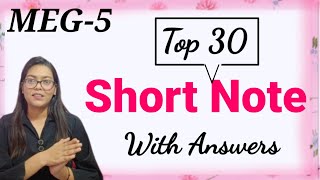 top 30 Short note 2023 Meg5 theory and Criticismsuccessmaker ignou [upl. by Suhpoelc892]