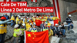 Presidenta Dina Boluarte presencia la LLEGADA DE LA TBM a la estación 12 línea 2 del metro de lima [upl. by Ayomat]