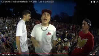 LIT KILLAH TIAGO PZK NACHO Y FOCO FOKING HACEN EL DOBLAJE A quotKLAN Y REPLIK VS TRUENO Y UNDERDANNquot [upl. by Stegman]