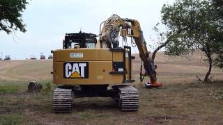 Cat 321D  Woodcracker C350  SA TPA [upl. by Maharg]