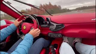 High speed drifting in a Ferrari Speciale 458 ferrari458speciale [upl. by Kcirdnekal]