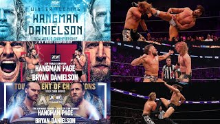 HANGMAN ADAM PAGE vs BRYAN DANIELSON Best Moves Of The RIVALRY [upl. by Ahsia647]