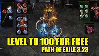 How to Level to 100 in Path of Exile for FREE 323 Affliction League [upl. by Pellikka]