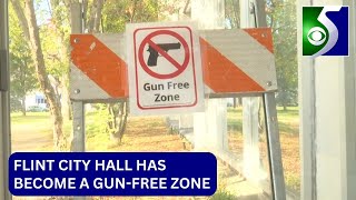 Flint City Halls becomes a gun free zone [upl. by Ahgiela]