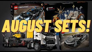 Lego Technic August  Full Set Details [upl. by Ynaoj513]