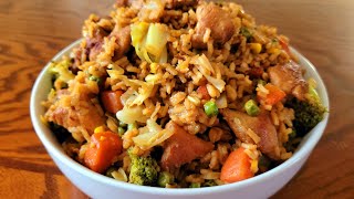 Arroz chino con pollo [upl. by Zandra]