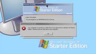 Windows XP Starter Edition Parody [upl. by Hilaire]