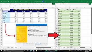 Normalizar Datos con una Tabla Dinámica en Excel [upl. by Schnur]