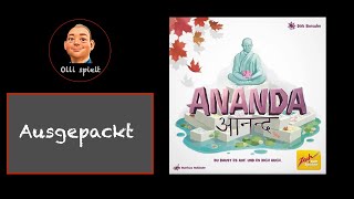 Ausgepackt ANANDA [upl. by Plunkett]