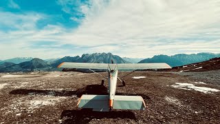 Groppo Trail LeLoupBlanc at Super Devoluy  French Alps  April 2022 [upl. by Akiemahs]