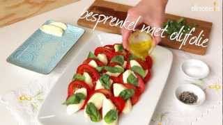 Caprese salade  Allrecipesnl [upl. by Grethel27]