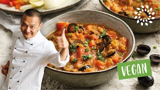 LinsenTopf mit Karotten und Oliven Rezept  Vegan [upl. by Akaya]