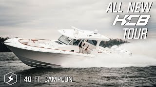 The NEW HCB Yachts 48 Campeón Tour  American Yacht Group [upl. by Ecirtaemed]