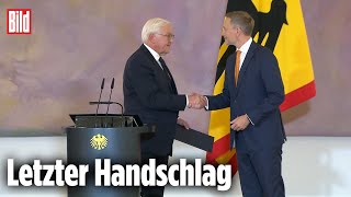 Christian Lindner Entlassung in 25 Sekunden [upl. by Aseram872]