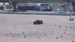 1991 VW Cabriolet  SDR SCCA Autocross Practice 71010 best run [upl. by Mackey184]