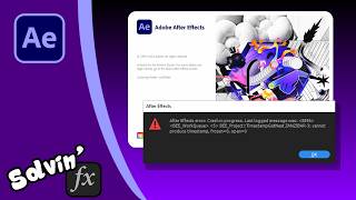 How to fix common After Effects crashes [upl. by Annabelle]