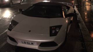 Lamborghini Murcielago LP640 Roadster Walkaround on Brompton Road London [upl. by Ainesey]