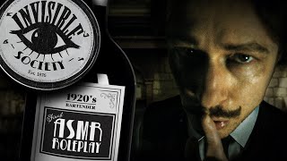 Secret Society Bartender ASMR Roleplay 1920s  Whispered Invisible Sounds [upl. by Clardy418]