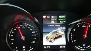 Mercedes GLC Hybrid accelerazione auto ibrida da 0 a 100 kmh [upl. by Laerol]