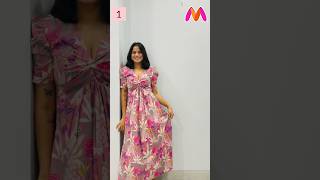 HUGE MYNTRA MAXI DRESSES HAUL 😍 Vacation Dresses Beach Outfits Trip Dresses Birthday Dresses [upl. by Kory222]