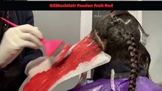 Passion Fruit Red Hair Tutorial  Cosmo Edition [upl. by Nichani]