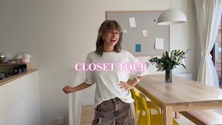 closet tour in my new home [upl. by Hannavahs]