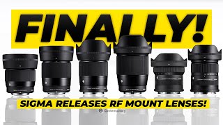 These lenses are a MUST HAVE for CANON EOS R7  Sigma Canon RF lenses [upl. by Nur]