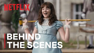 Bridgerton Season 2  Behind the Scenes of Pall Mall  Netflix [upl. by Garaway]