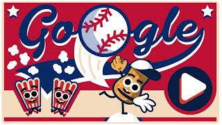 Fourth of July 2019 Google Doodle Backyard BBQ Ball Game [upl. by Nue]