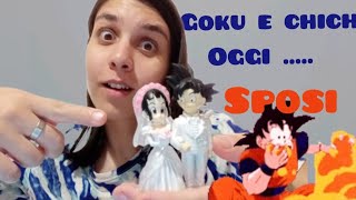 Ecco la mini statuina di Goku e Chichi che si sposano a tema Dragonball 😍 [upl. by Leanard]