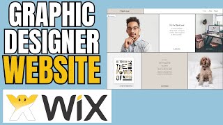 How To Create Graphic Designer Portfolio Website WIX [upl. by Coppock970]