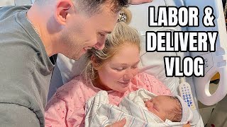 BIRTH VLOG First Time Mom 48 Hours Labor amp Delivery Induction amp C Section  Kelly Strack [upl. by Gleeson966]