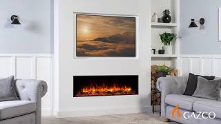 Gazco eReflex 150RW Electric Fires Media Wall Electric Fires [upl. by Sherwood]