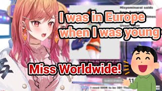 The Reason Ririka Know How to Talk in English is Because Shes Secretly Miss Worldwide [upl. by Anaihr]