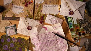 Writing My Friends Victorian Letters [upl. by Aehtorod]