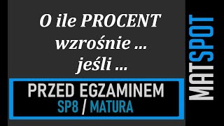 O ile procent zwiększy się pole koła [upl. by Einallem]