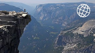 Hiking Half Dome Yosemite National Park USA Amazing Places 4K [upl. by Dyolf]