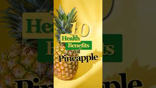 Health Benefits of Pineapple pineapple health shorts [upl. by Long]