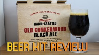 Muntons Old Conkerwood Black Ale Beer Kit Review [upl. by Manoff]