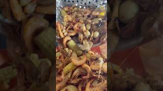 Boiled shrimp cooking food deliciousfood shrimp boiledshrimp [upl. by Lleznod472]