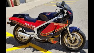 1986 Suzuki RG500 Walter Wolf [upl. by Kutzenco237]