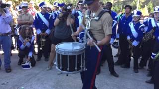 Fleet Week San Francisco 2015 Snare Drum Battle Benicia vs Marines [upl. by Suidualc94]