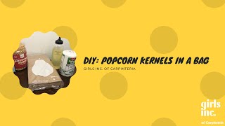 DIY Popcorn Kernels in a Bag [upl. by Adnomal]