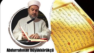 Tefsir Sohbetleri 20232024 – Abdurrahman Büyükkörükçü  03012024 [upl. by Loredo]