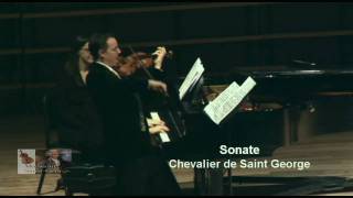 Bernard Zinck  Sonate  Chevalier de Saint George  SaintGeorges [upl. by Staley]