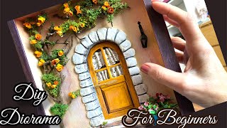 Great Technique for Making Easy Dioramas  DIY Model Door [upl. by Pawsner]